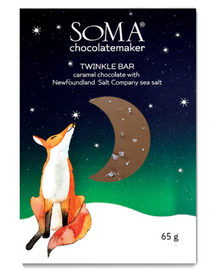  Twinkle Bar - Chocolate caramel with Newfoundland Sea Salt - Soma Chocolatemaker